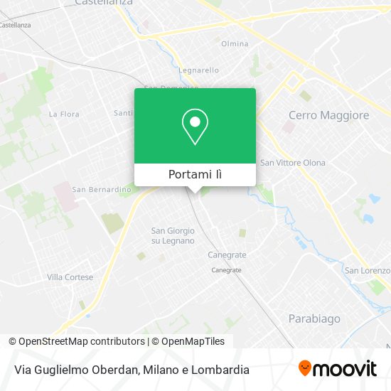 Mappa Via Guglielmo Oberdan