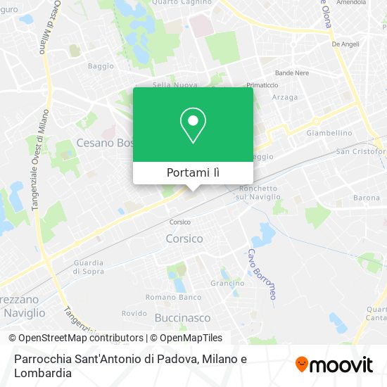 Mappa Parrocchia Sant'Antonio di Padova