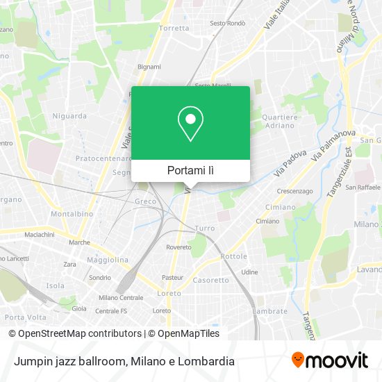 Mappa Jumpin jazz ballroom