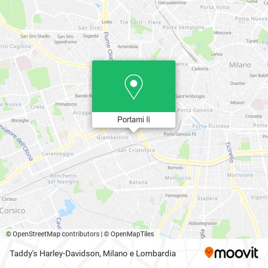 Mappa Taddy's Harley-Davidson