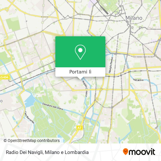 Mappa Radio Dei Navigli