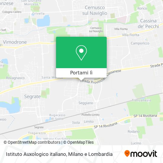 Mappa Istituto Auxologico italiano