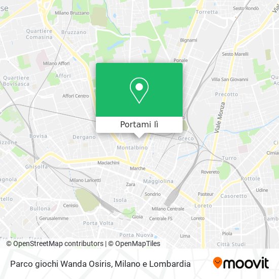 Mappa Parco giochi Wanda Osiris