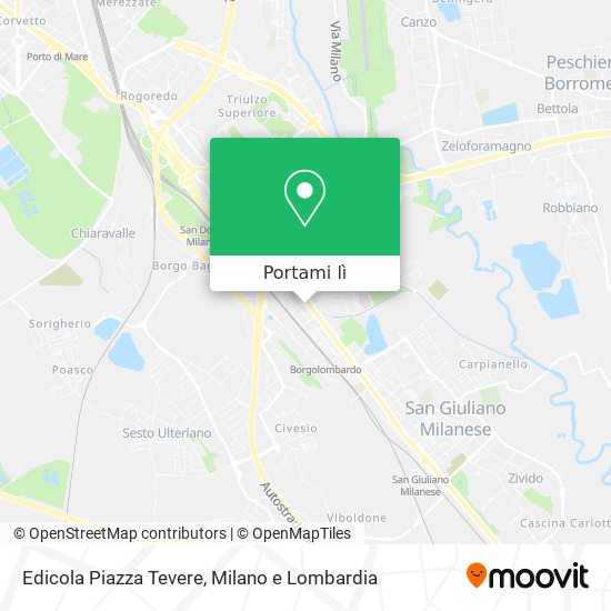 Mappa Edicola Piazza Tevere