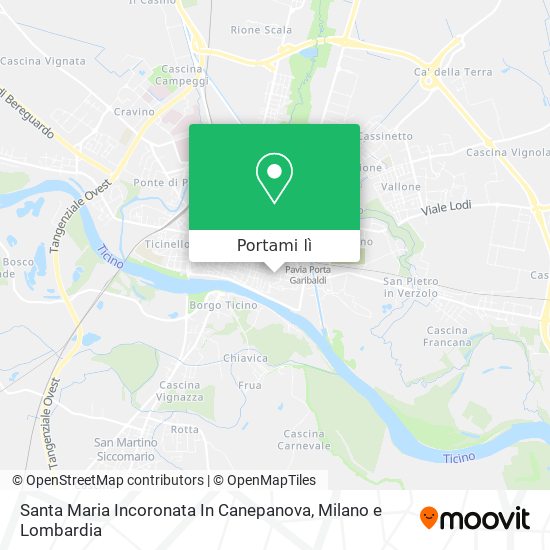 Mappa Santa Maria Incoronata In Canepanova