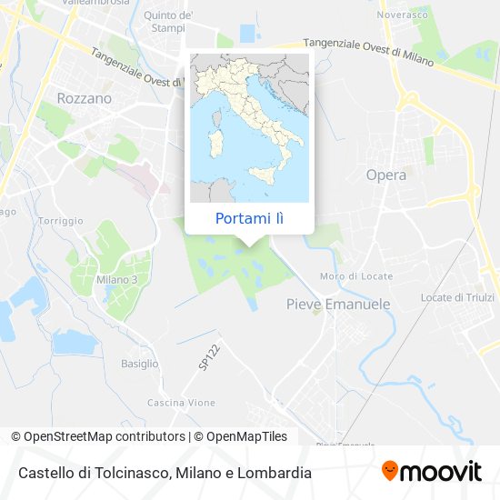 Mappa Castello di Tolcinasco