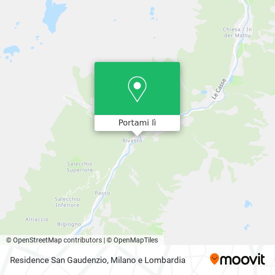Mappa Residence San Gaudenzio