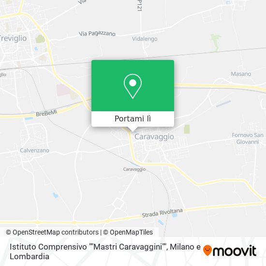 Mappa Istituto Comprensivo ""Mastri Caravaggini""