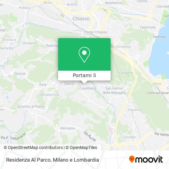 Mappa Residenza Al Parco