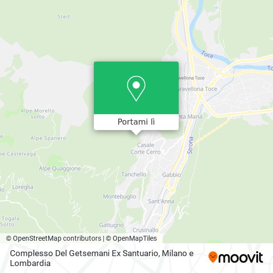 Mappa Complesso Del Getsemani Ex Santuario