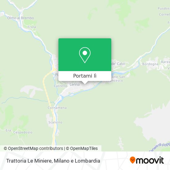 Mappa Trattoria Le Miniere