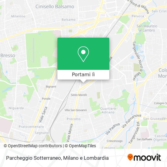 Mappa Parcheggio Sotterraneo
