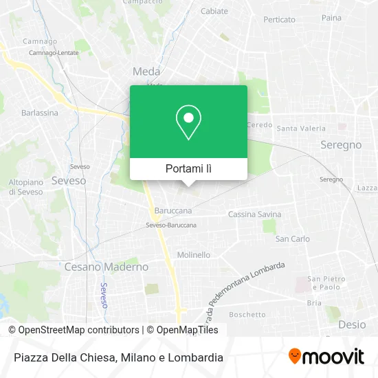 Mappa Piazza Della Chiesa
