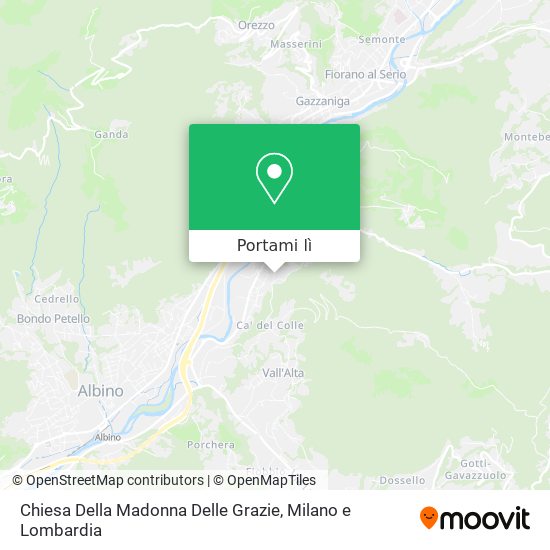 Mappa Chiesa Della Madonna Delle Grazie