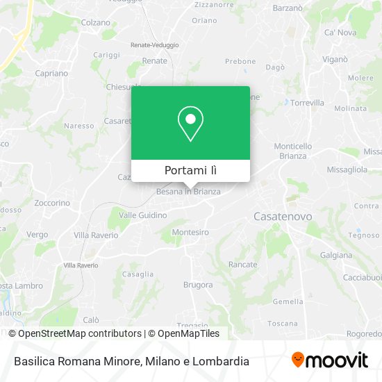 Mappa Basilica Romana Minore