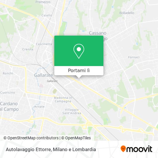 Mappa Autolavaggio Ettorre