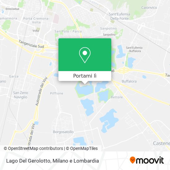 Mappa Lago Del Gerolotto