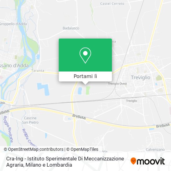 Mappa Cra-Ing - Istituto Sperimentale Di Meccanizzazione Agraria
