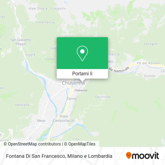 Mappa Fontana Di San Francesco