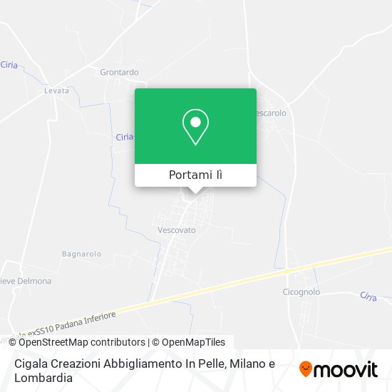 Mappa Cigala Creazioni Abbigliamento In Pelle