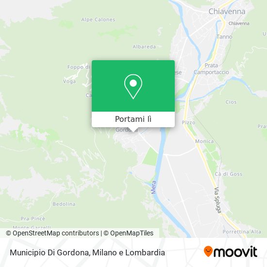 Mappa Municipio Di Gordona