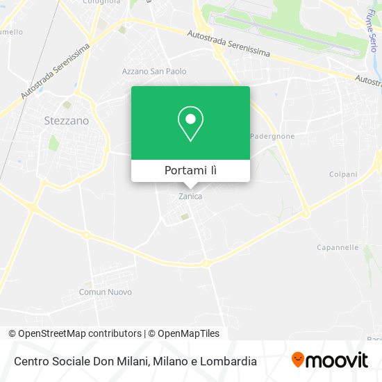 Mappa Centro Sociale Don Milani