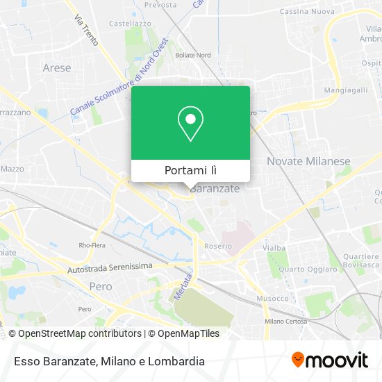 Mappa Esso Baranzate