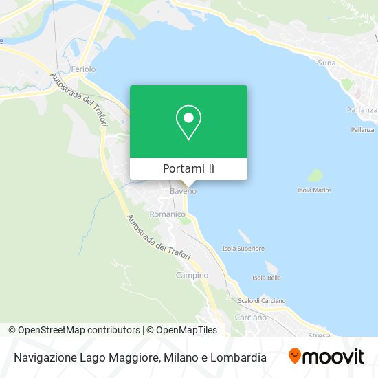 Mappa Navigazione Lago Maggiore