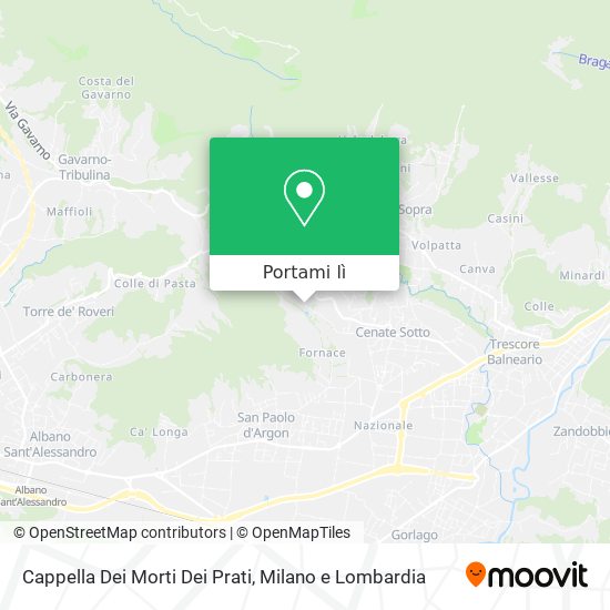 Mappa Cappella Dei Morti Dei Prati