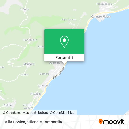 Mappa Villa Rosina