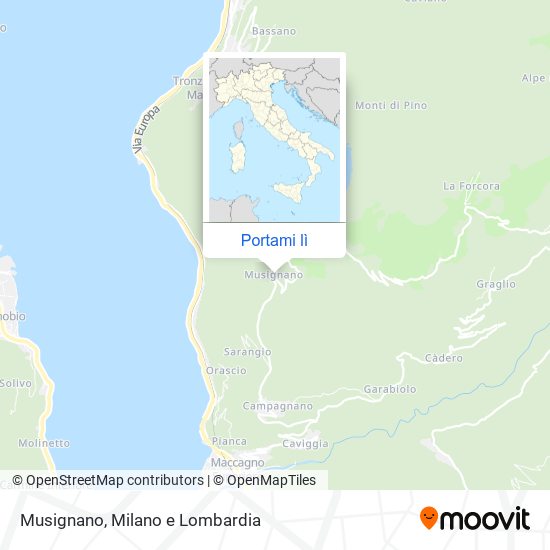 Mappa Musignano