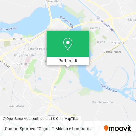 Mappa Campo Sportivo ""Cugola""