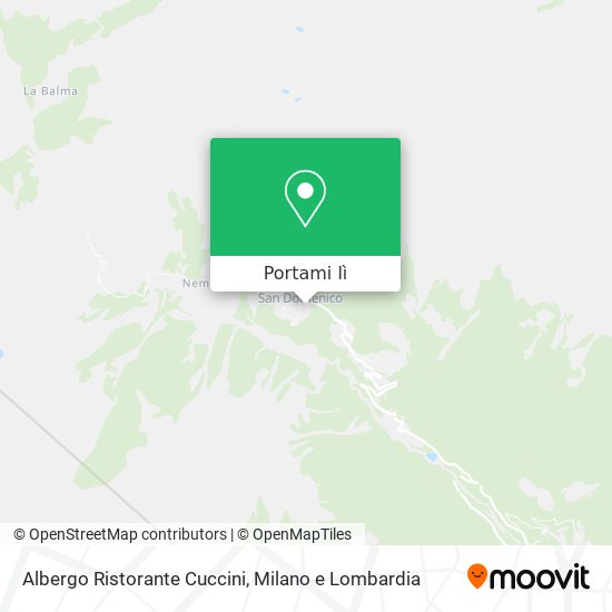 Mappa Albergo Ristorante Cuccini