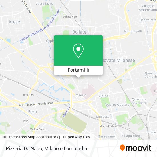Mappa Pizzeria Da Napo