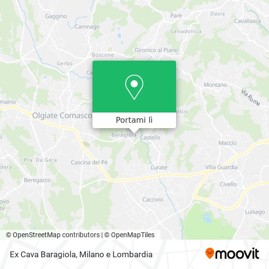 Mappa Ex Cava Baragiola