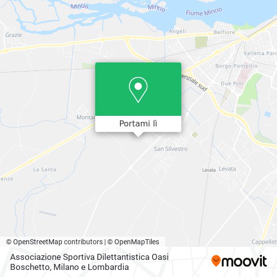 Mappa Associazione Sportiva Dilettantistica Oasi Boschetto
