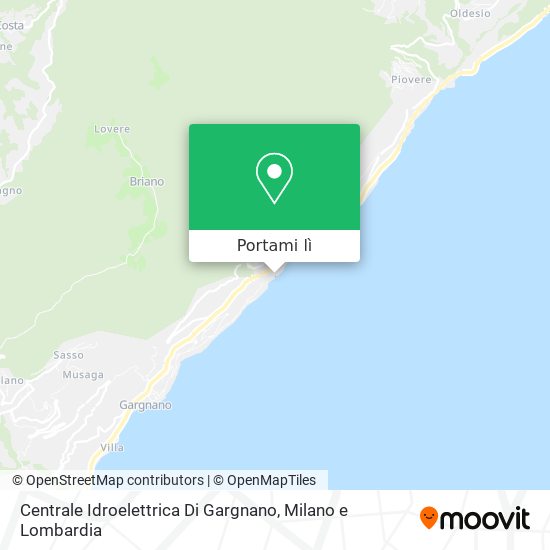 Mappa Centrale Idroelettrica Di Gargnano