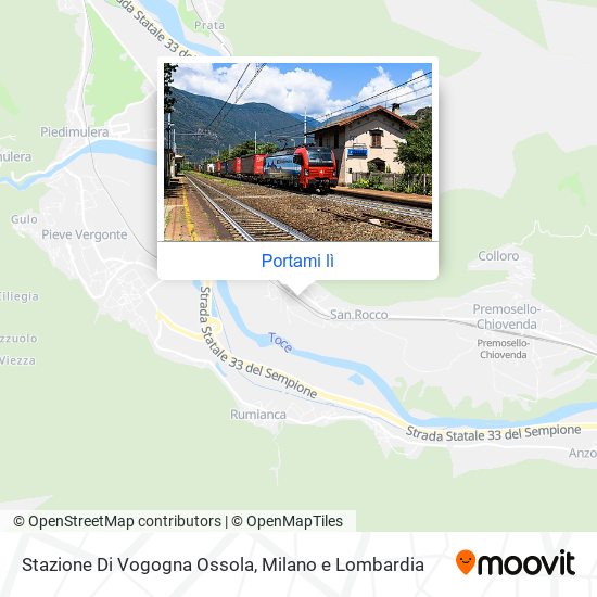 Mappa Stazione Di Vogogna Ossola