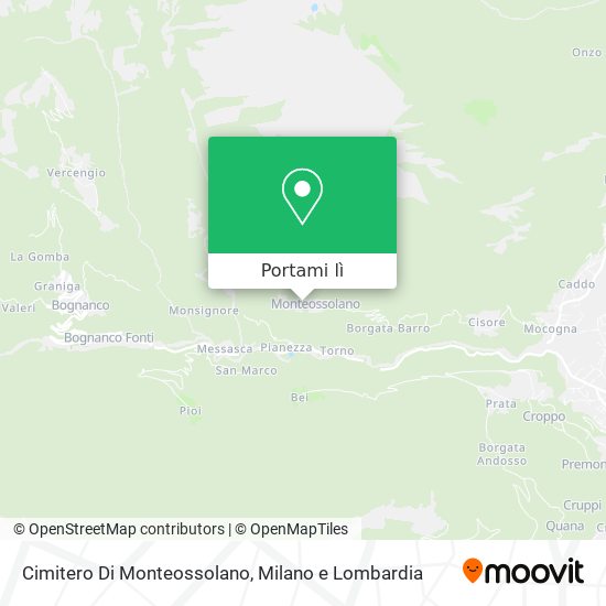 Mappa Cimitero Di Monteossolano