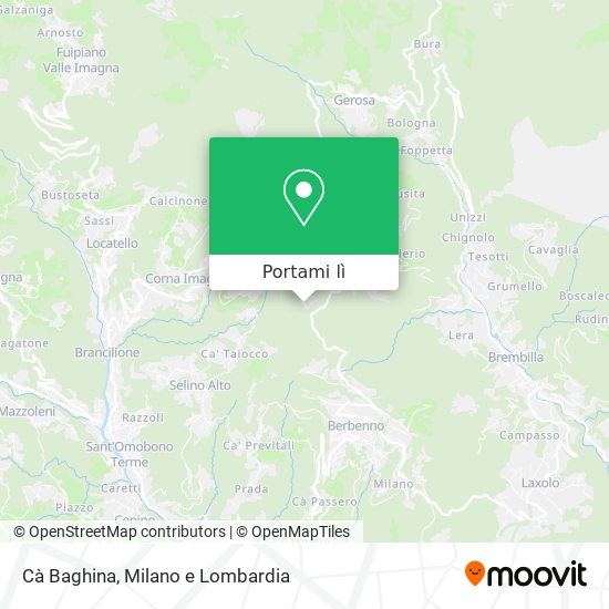 Mappa Cà Baghina