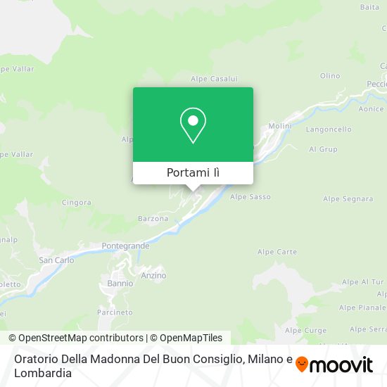 Mappa Oratorio Della Madonna Del Buon Consiglio