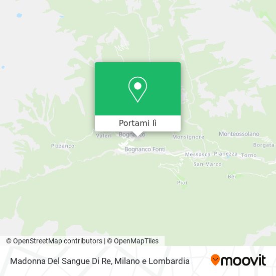 Mappa Madonna Del Sangue Di Re