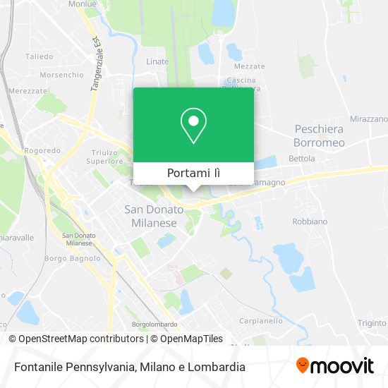 Mappa Fontanile Pennsylvania