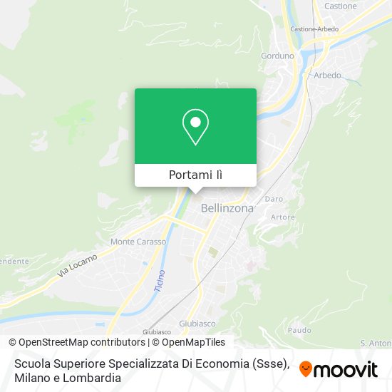 Mappa Scuola Superiore Specializzata Di Economia (Ssse)
