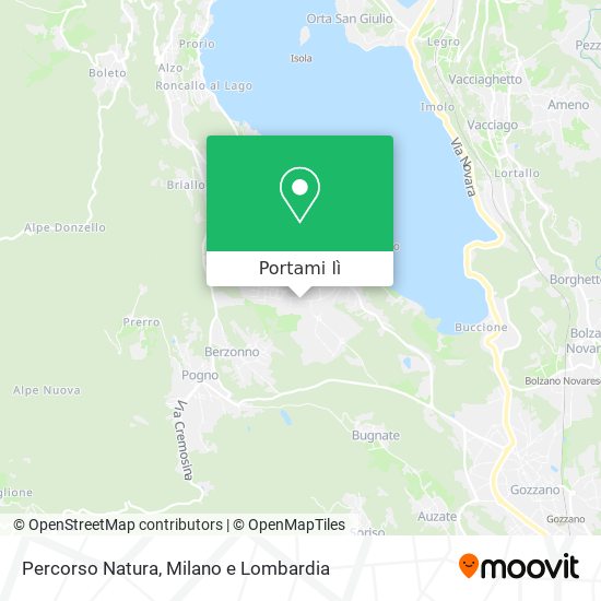 Mappa Percorso Natura