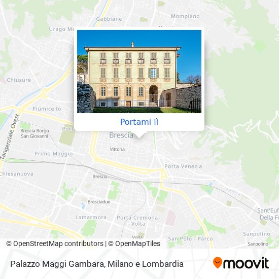 Mappa Palazzo Maggi Gambara