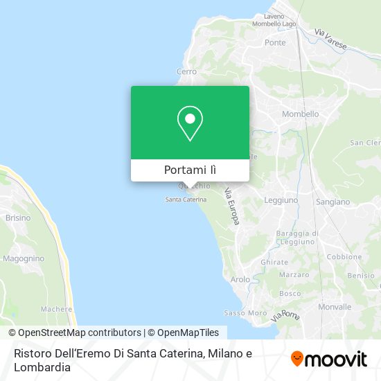 Mappa Ristoro Dell‘Eremo Di Santa Caterina