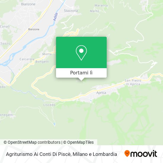 Mappa Agriturismo Ai Conti Di Piscè