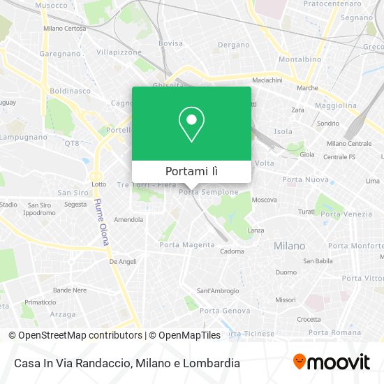 Mappa Casa In Via Randaccio