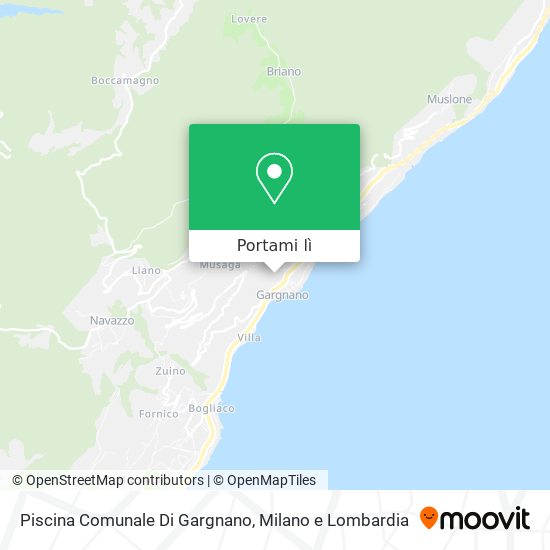 Mappa Piscina Comunale Di Gargnano